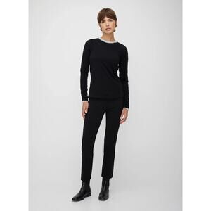 KIT & ACE Serenity Ponte Leggings Black Womens Size 6 Slash Pockets